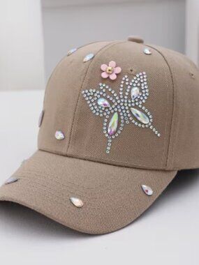 NWT Embellished Ladies Fashion Caps
